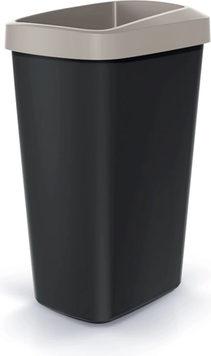 Abfalleimer Compacta Q Drop 45 l hellbraun