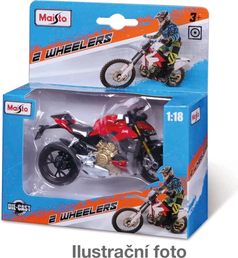 Maisto Wheelers Motorradmodell aus Metall 1:18