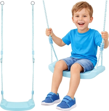 Kruzzel blaue Kinderschaukel für den Garten