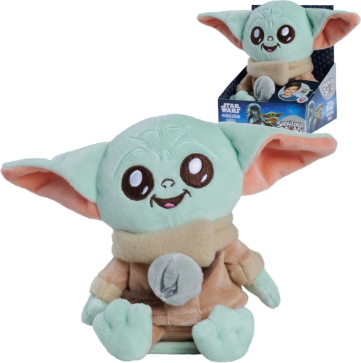 Plüschtier Grogu STAR WARS The Mandalorian Shoulder Squad 12 cm