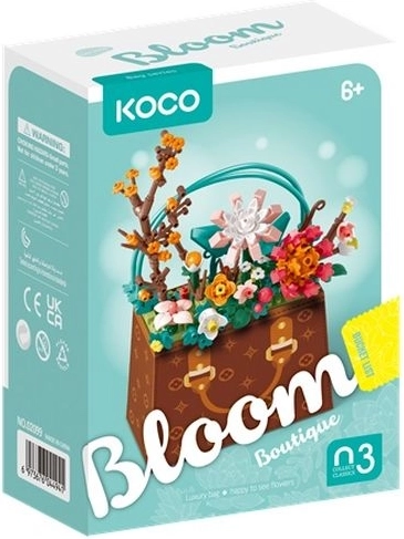 KOCO Bauset Blumen in Tasche (Herbst) - 1 Stück
