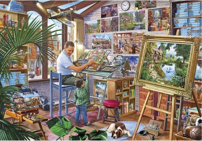 Puzzle Kunstwerk – 2000 Teile GIBSONS