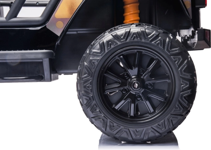 Elektrisches Kinderauto Jeep Monster 24V, schwarz