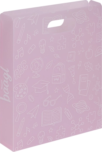 Baagl Kunststoffmappen für Schulhefte rosa