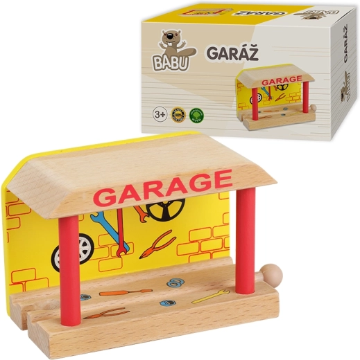 Babu Holzzug-Garage