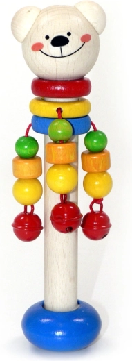 Hess Rassel Bär mit roten Glöckchen