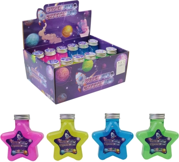 Kreative Modelliermasse Stern 11 cm – Set 12 Stk.