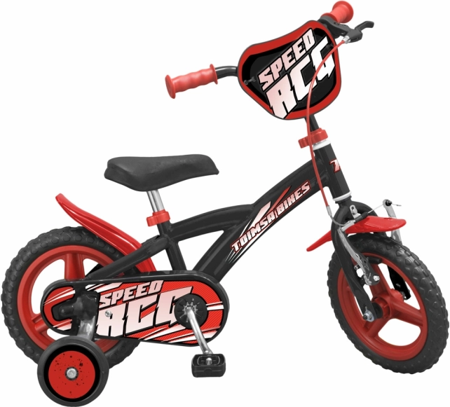 Kinderfahrrad TOIMSA Speed 12" schwarz‑rot