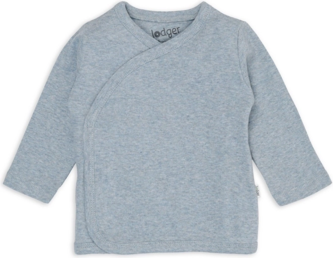 Lodger Wickeljäckchen melange blue fogg, Größe 50