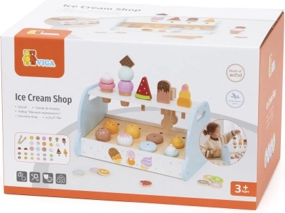 Viga PolarB Holz-Mini-Eisdiele und Süßwarenladen