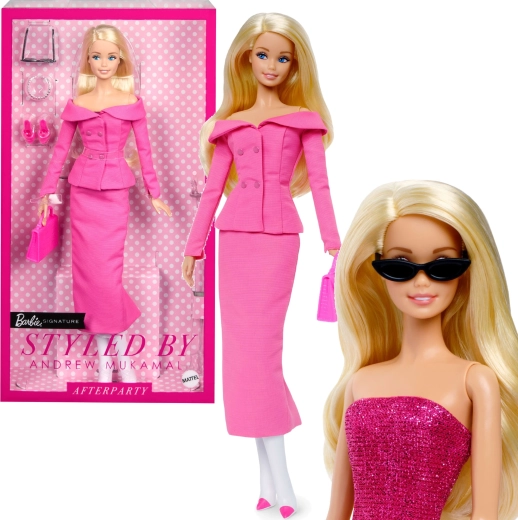 Mattel Barbie Signature Sammlerpuppe Deluxe im rosa Set „Day to Night“ – Styled by Andrew Mukamal