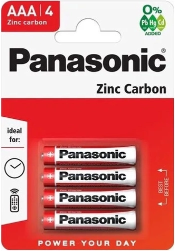 PANASONIC R03 AAA Batterien, Zink-Kohle