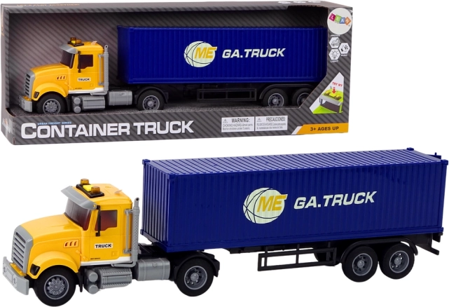 LKW mit Anhänger mit Effekten und Antrieb