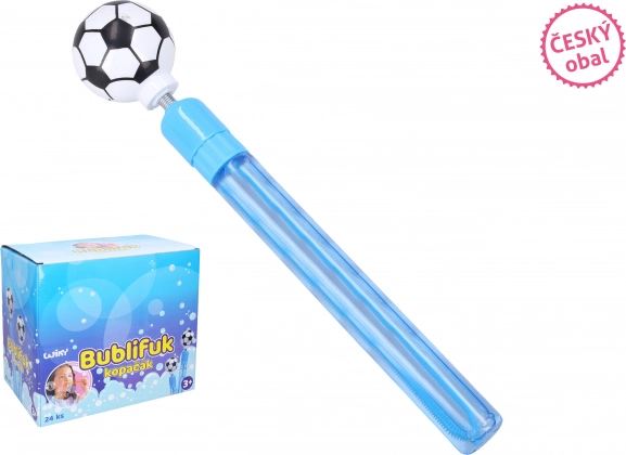 Seifenblasen Fußballball 60 ml, 28 cm – tschechische Verpackung