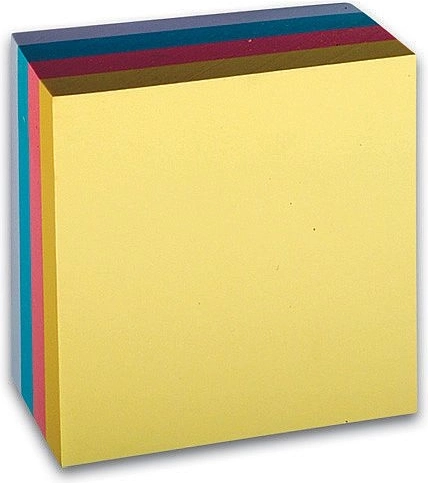 Selbstklebender Notizblock Concorde 76 × 76 mm, pastellfarben