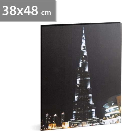 LED-Wandbild Burj Khalifa, 38 × 48 cm