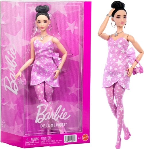 Barbie Deluxe Style rosa Denim Puppe mit Accessoires