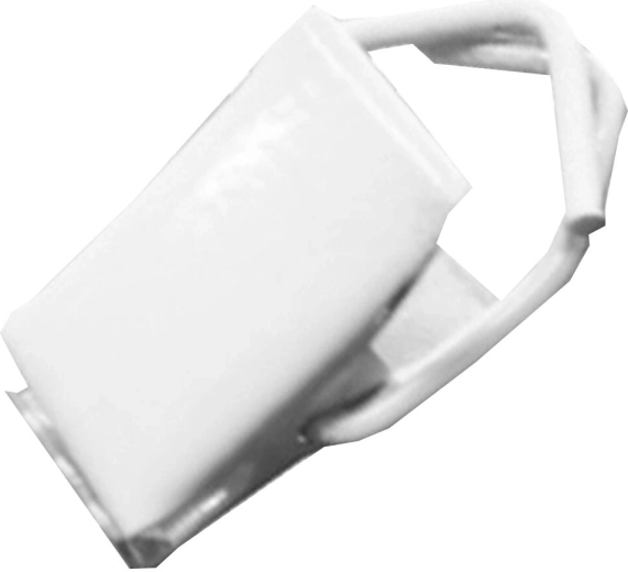 Metallklammern für Vorhänge, weiß (25 Stk.)