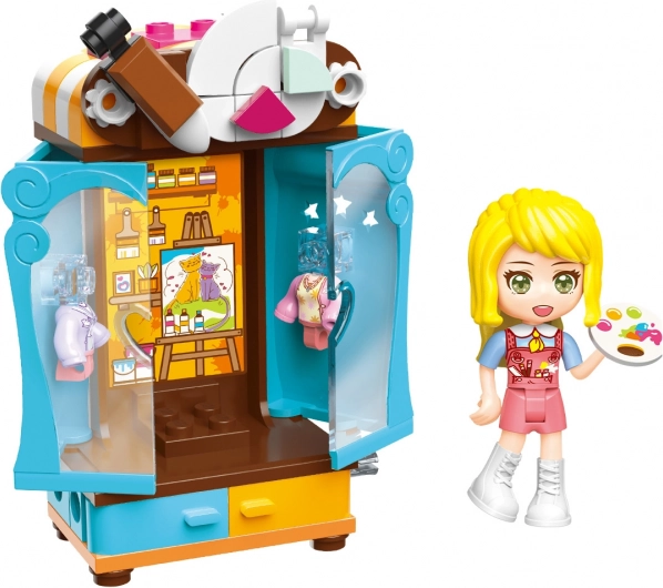 Qman UNA Series Garderobenschrank der kleinen Malerin Bausteine