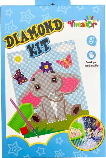 Diamant-Malerei – Baby-Elefant