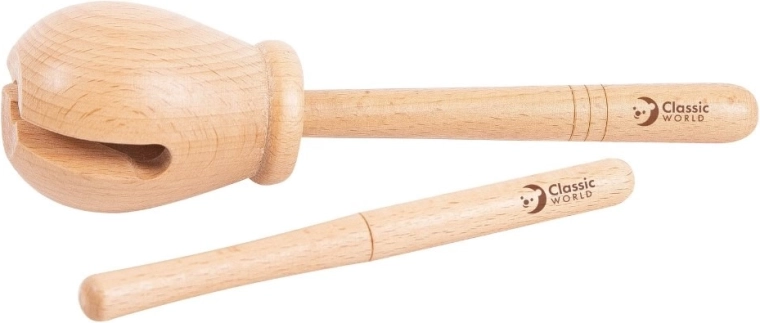 Rhythmischer Holz-Block aus Holz CLASSIC WORLD EDU