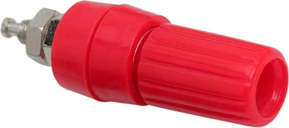 Einbaubuchse für 4-mm-Bananenstecker, rot