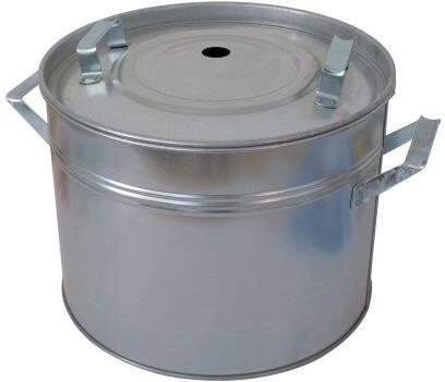 Einkochtopf 20 l aus verzinktem Blech mit Deckel