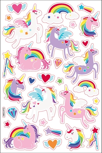 Aufkleber Einhörner Sparkys