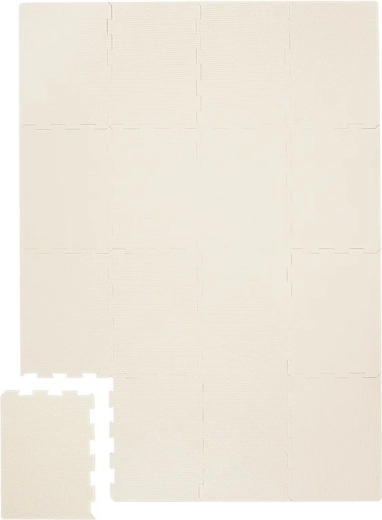 3 Sprouts Schaum-Spielmatte cream