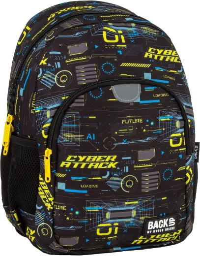Kinderrucksack BackUP Cyber Attack 12 l schwarz