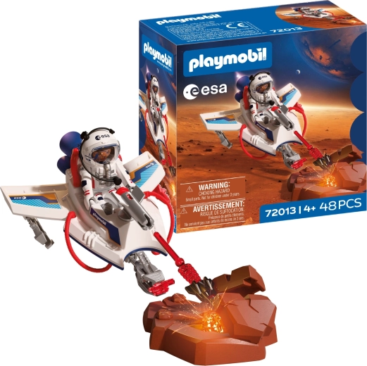 Playmobil ESA Weltraum-Gleiter mit Astronautin und Zubehör, 48 Teile