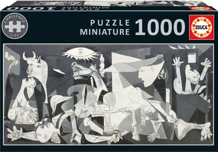 Educa Panorama-Miniaturpuzzle Guernica von Pablo Picasso – 1000 Teile