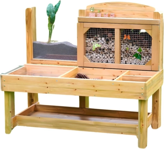 Masterkidz Garten-Beobachtungstisch für Insekten und Pflanzen