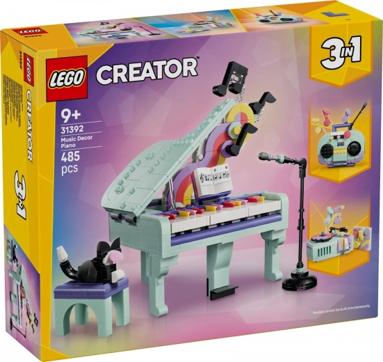 LEGO Creator 3-in-1 dekoratives Klavier mit Katze
