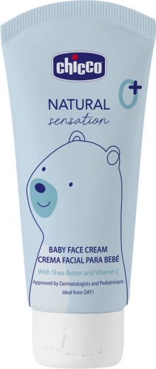 Chicco Creme für das Babygesicht mit Sheabutter und Vitamin E Natural Sensation 50 ml