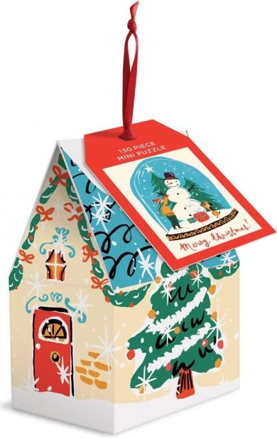 Winterpuzzle Schneeflocke GALISON 130 Teile