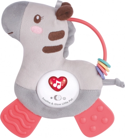 Plüschzebra mit Lichtern und Geräuschen