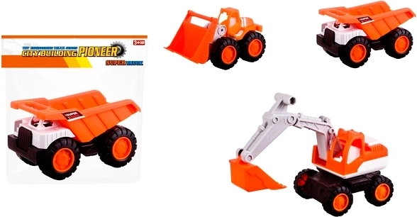 Plastik-Bauspielzeug – Bagger oder Kipper