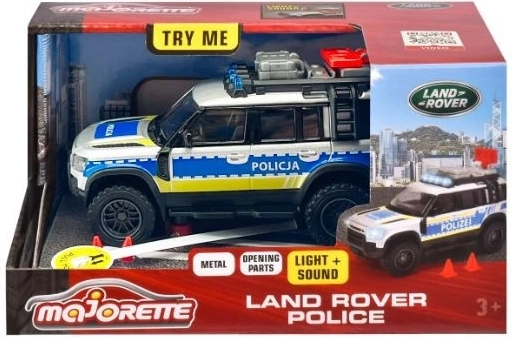 Majorette Grand Land Rover Polizeifahrzeug 12,5 cm
