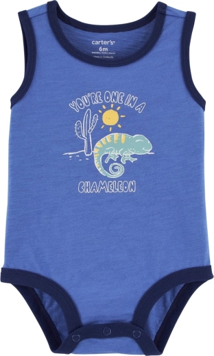 Ärmelloser Body Carter’s „Blue Chameleon“ für Jungen (9 m)