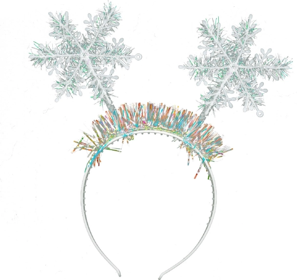 Stirnband mit Schneeflocken