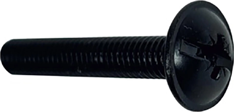 Rahmenschrauben M4 × 30, schwarz (15 Stk.)