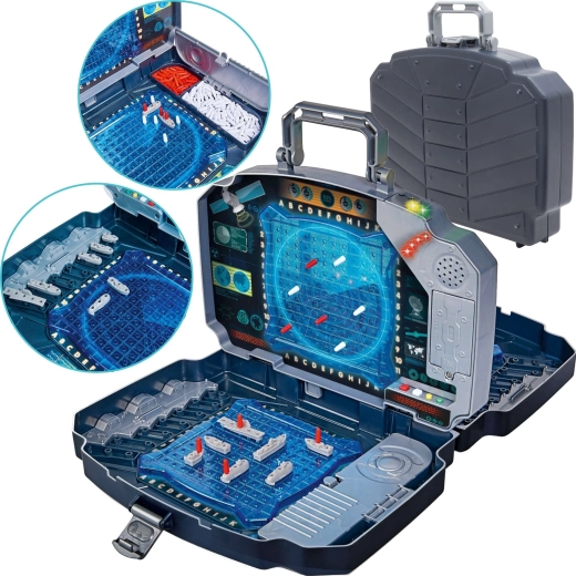 Elektronische Seeschlacht im Koffer mit Licht und Sound, 5+