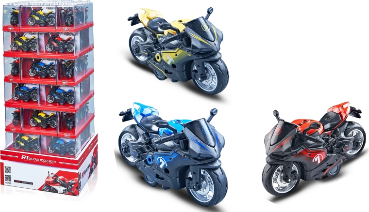 Metallmodell des Motorrads DUCATI 1:16 – 3 Varianten