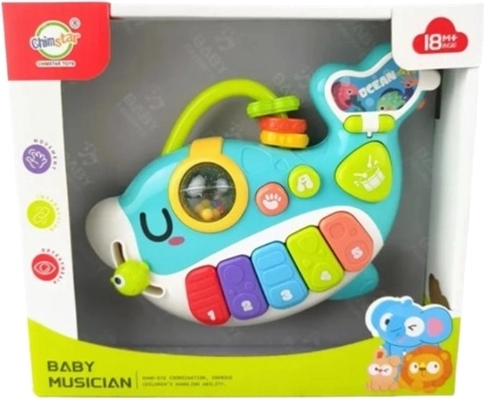 Kinderklavier Delfin in Schachtel