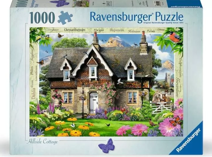 Ravensburger Puzzle Country Cottage: Hütte am Hang 1000 Teile