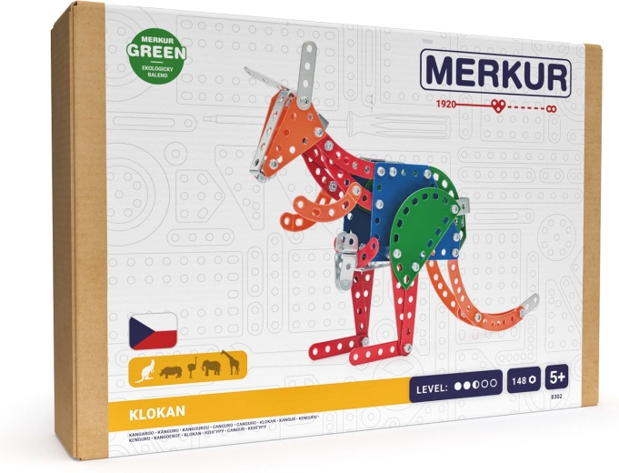 Merkur Zoo Känguru, 148 Teile