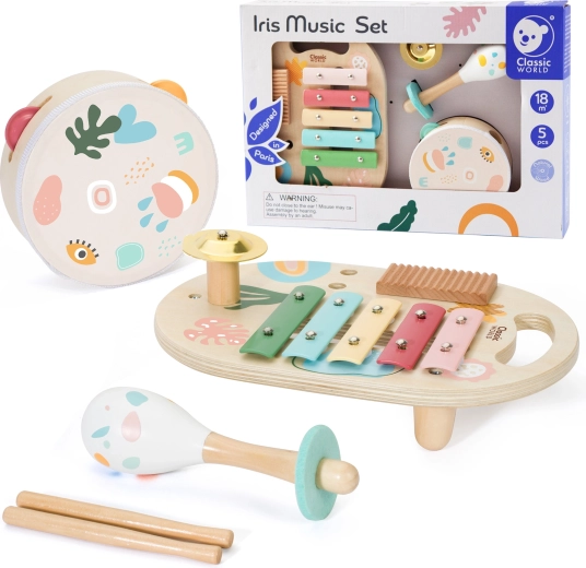 Classic World Set mit 5 Musikinstrumenten für Kinder