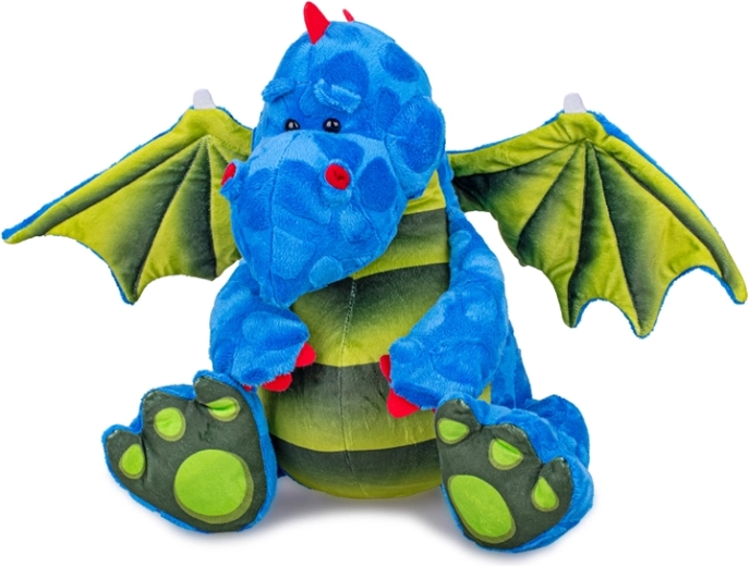 Plüschdrache blau 23 cm