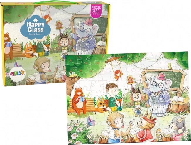 Puzzle Tierschule 100 Teile